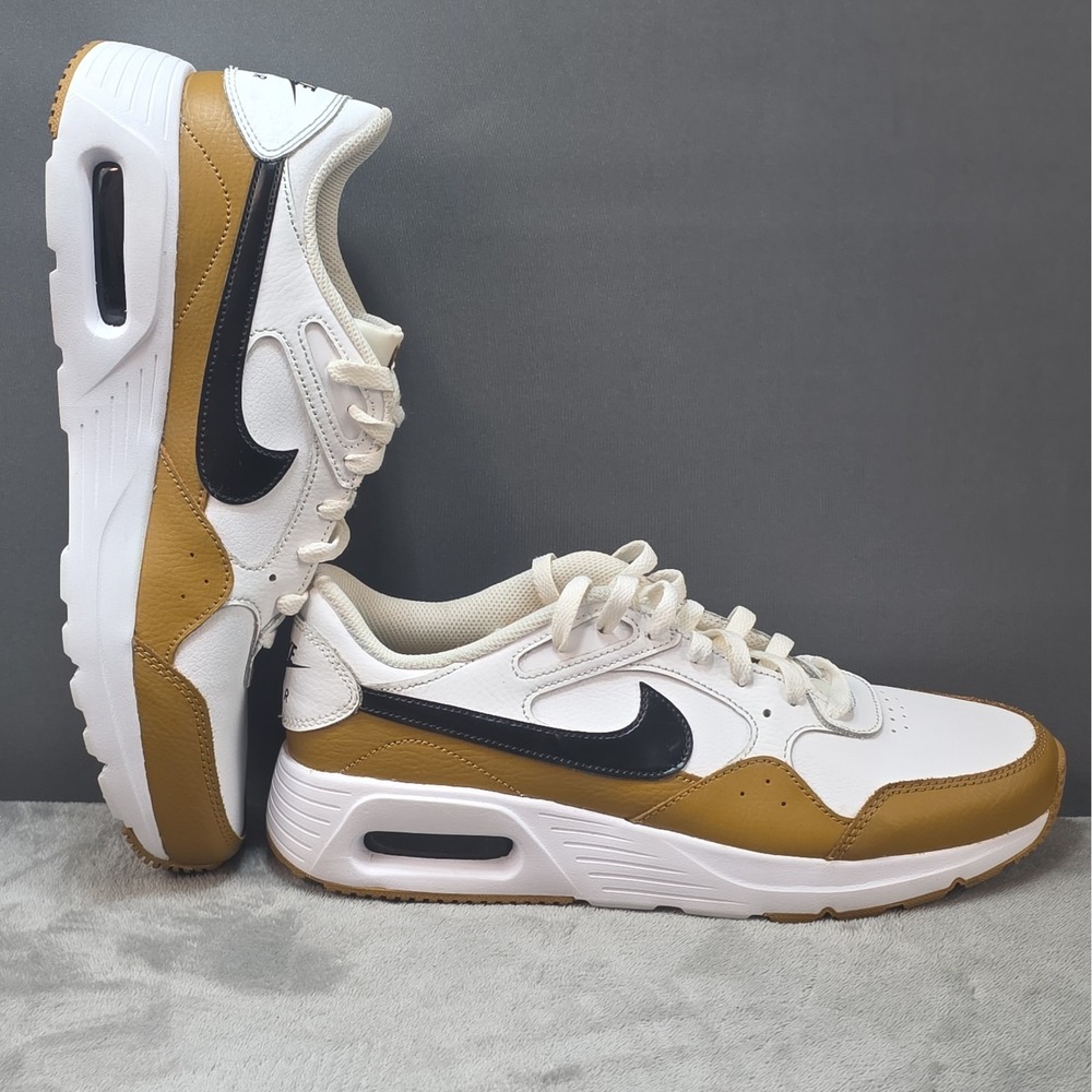 Size 9.5 - Nike Air Max SC Leather White Wheat Black